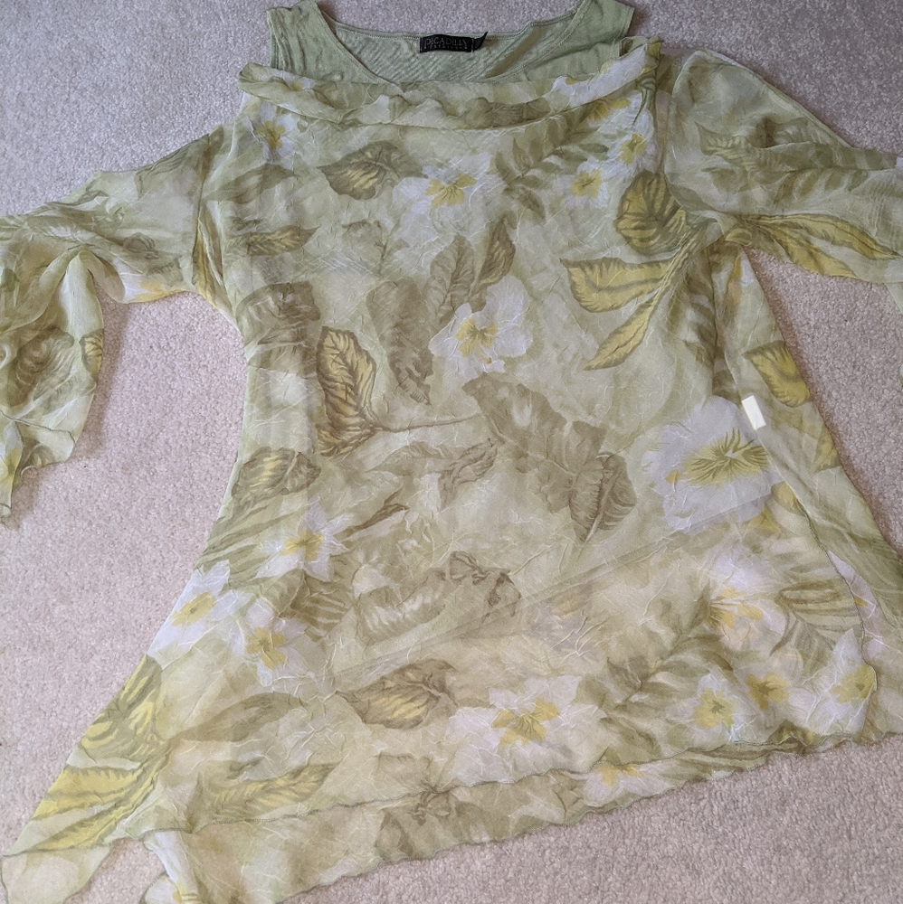 Picadilly 2 piece blouse - Picture 1 of 8